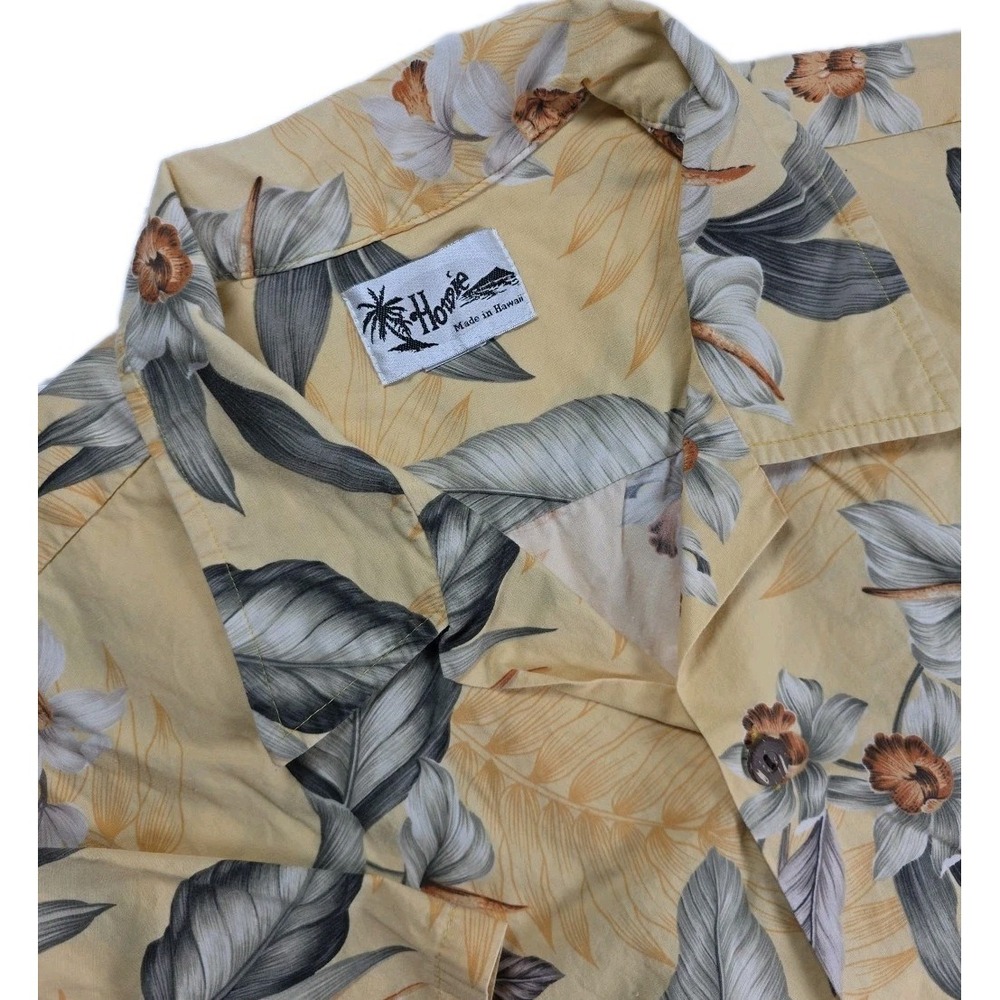 Vtg Howie Shirt Mens Tropical‎ Hawaiian Short Sleeve Button Up -READ